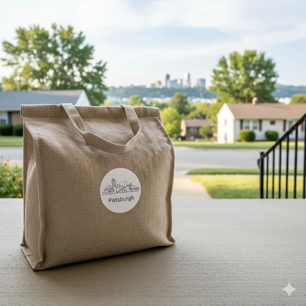 Meals packed and ready for doorstep delivery.
